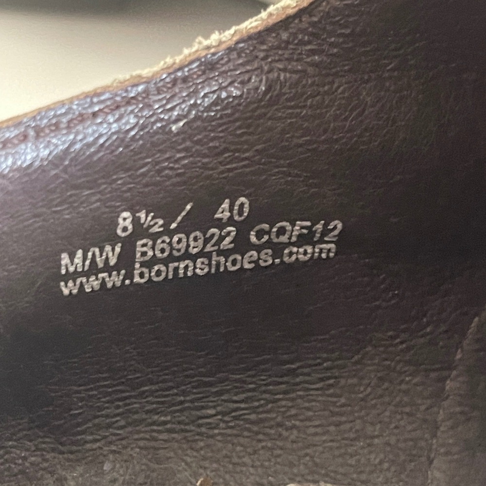 Born Kika Oxford Shoe 8.5 Leather Wingtip Academia Grunge Victorian Goth Cottage - Picture 8 of 9
